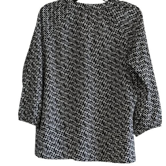 NWT Milano Black/White Blouse, M - Picture 3 of 6